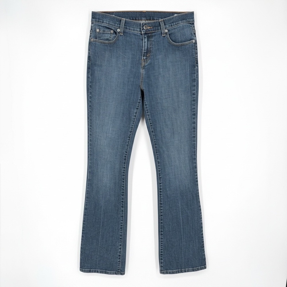 Levis 515 Bootcut Jeans 2000s 6 Long Medium Wash Blue‎ Denim Stretch Y2K